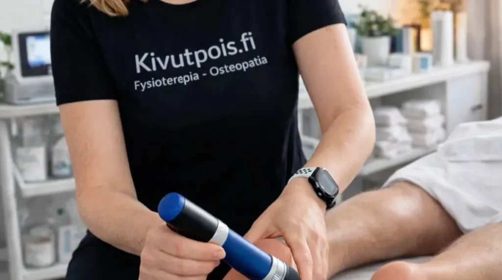Iskuaaltohoito kantapäähän plantaarifaskiitin hoidossa fysioterapiassa