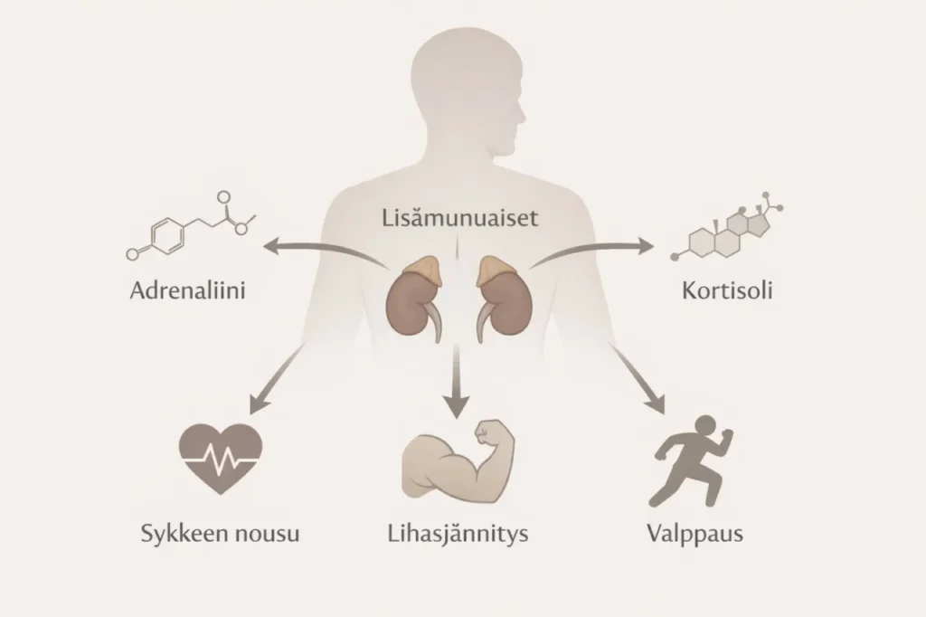 photo4 stressi kehossa lisämunuaiset adrenaliini kortisoli lihasjännitys